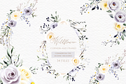 Wildflower frame corners clipart, a Decorative Illustration by Invite to Clipart (Thumbnail 1 of 10)