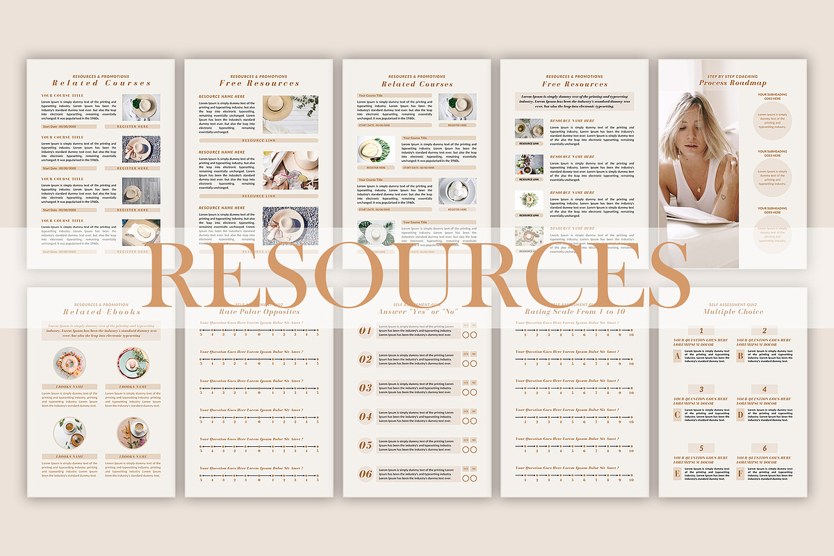 CANVA Elegant Workbook Template, a Print Template by DesignByStore (Photo 10 of 10)