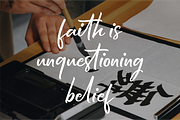 Hiroshima Script Font, a Script Font by 50Fox (Thumbnail 6 of 10)