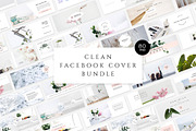 Clean Facebook Cover Bundle, a Social Media Template by Swiss_cube (Thumbnail 1 of 6)