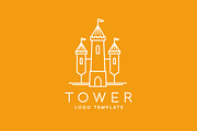 Line Style Vector Castle Logos, a Branding & Logo Template by Createvil (Thumbnail 3 of 6)