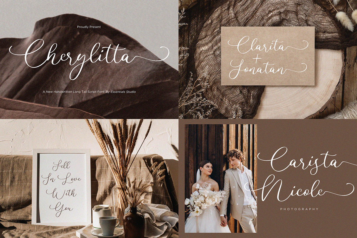 Best Wedding Calligraphy Font Bundle, a Handwritten Font by Essentials Studio (Photo 9 of 10)