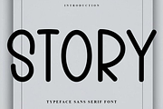 Story, a Script Font by InermediaSTUDIO (Thumbnail 1 of 8)