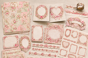 Pink Rose Watercolor frames, a Decorative Illustration by HeavensStar (Thumbnail 7 of 7)