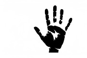 family handprint tree silhouette, an Illustration by Amazin_art (Thumbnail 11 of 29)