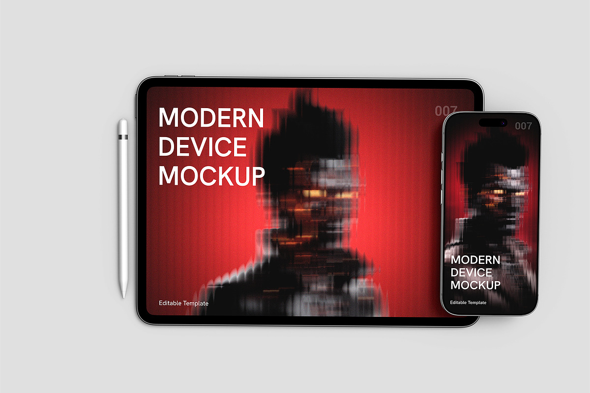 Tablet and Phone Screen PSD Mockup, an iPad Mockup by graphypix (Photo 1 of 4)