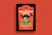Modern Retro Halloween Party Event, a Flyer Template by Guuver (Thumbnail 1 of 3)