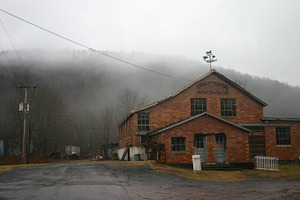Farmland containing farm, country, and fog