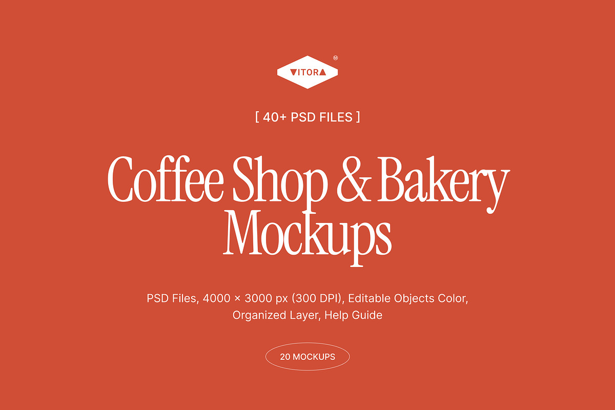 Bakery & Coffee Shop Mockups, a Mockup by Vitora Mockup (Photo 2 of 16)