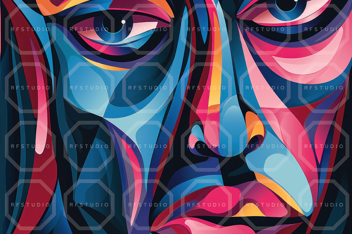 MOSAIC VISAGE. Seamless Bundle, a Texture Illustration by RefinedFantasyStudio (Photo 6 of 9)