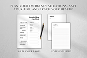 Canva Medical Planner Printable, a Stationery Template by BRANDcontent (Thumbnail 3 of 6)