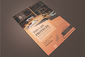 The law protects sale flyer design !, a Flyer Template by Workhu