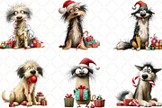 Quirky Christmas Dog Clipart, an Illustration by Black Bird Studio (Thumbnail 4 of 6)
