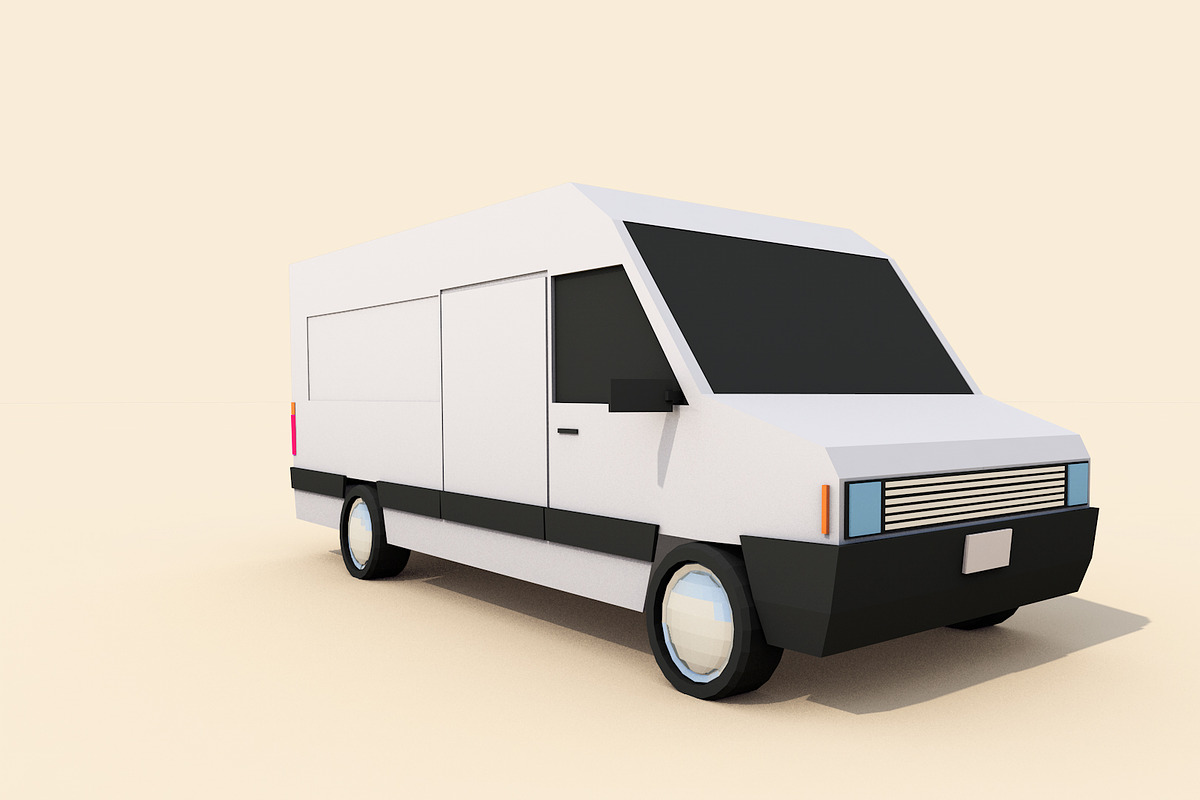 Low Poly City Cars Vehicles Pack, a Cars & Vehicle 3D Model by Anton Moek (Photo 15 of 26)