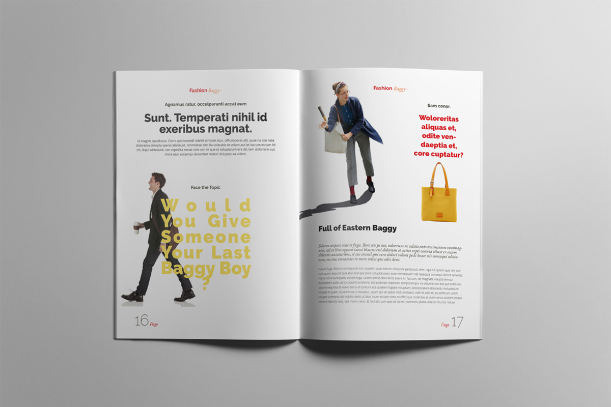 Fashion Magazine Template Design, a Magazine Template by Swayang (Photo 9 of 15)