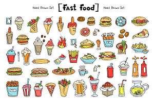 Set on the theme of fast food