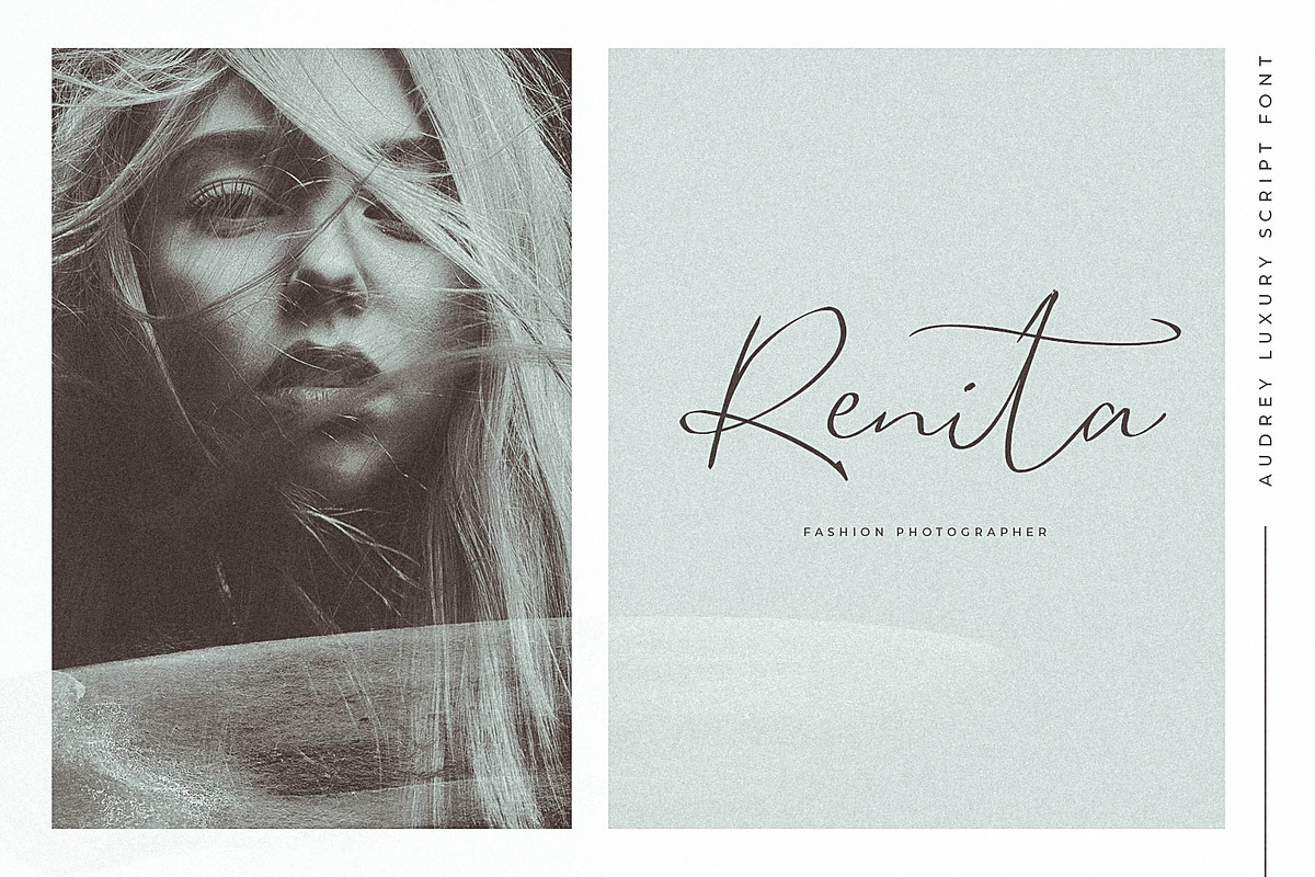 Audrey | Luxury Script Font, a Script Font by Awanstudio (Photo 2 of 10)