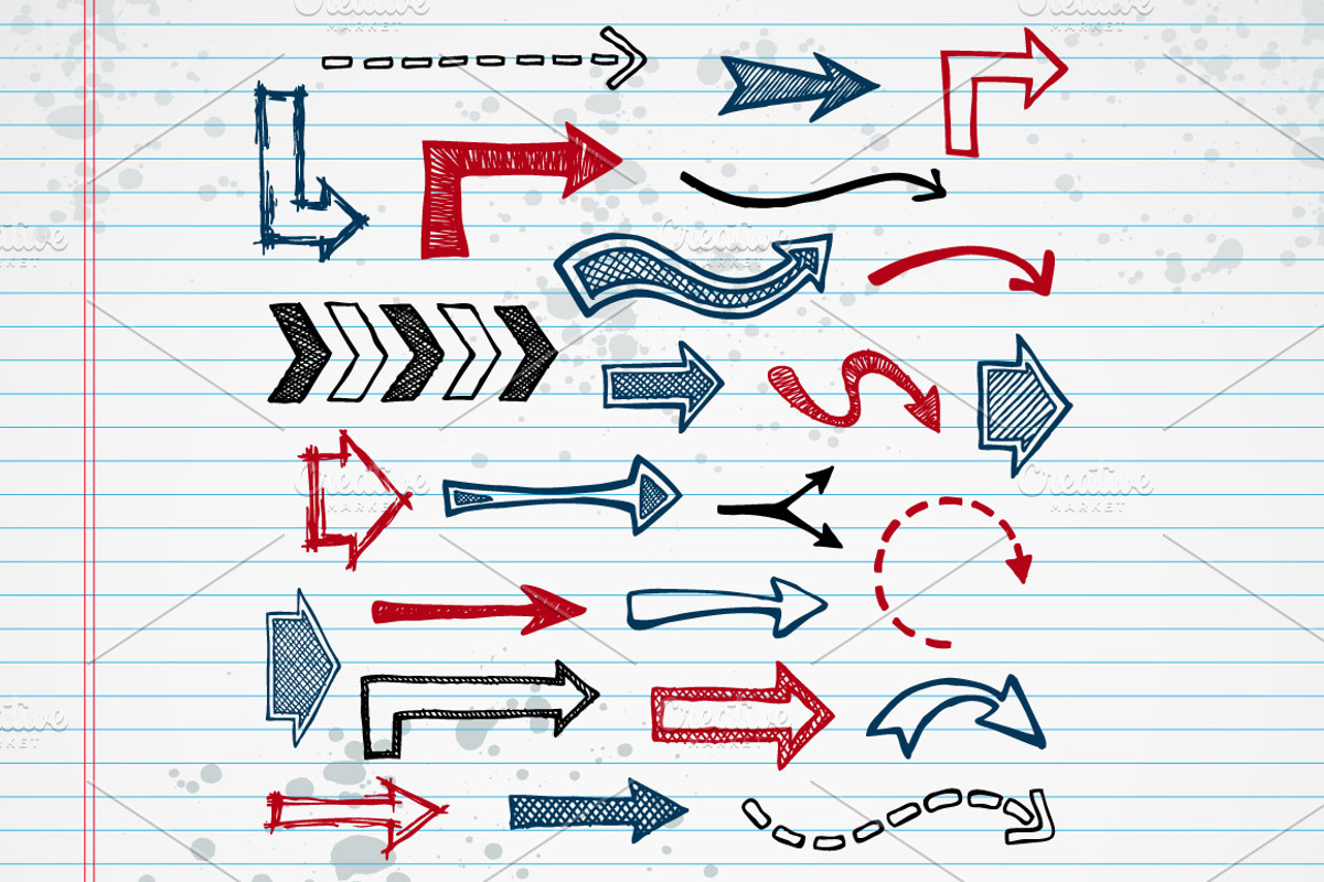 Sketched arrows, an Object Graphic by Ember Studio (Photo 2 of 2)