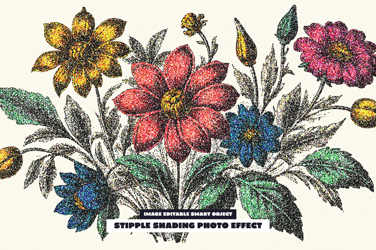 Stipple Shading Photo Effect, a Layer Style Add-On by dokudokunomi (Photo 1 of 5)