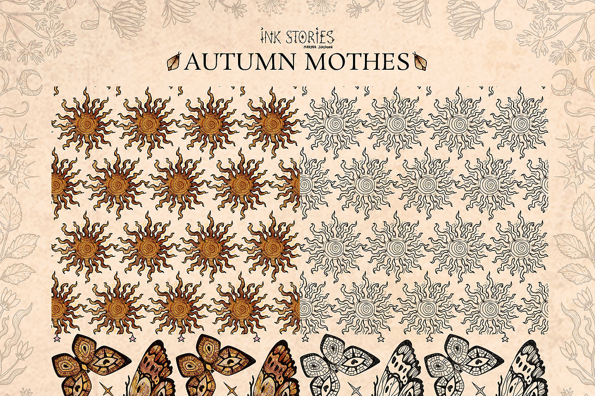 Autumn Moths & Dried Botanicals, an Animal Illustration by Ink Stories (Photo 11 of 18)
