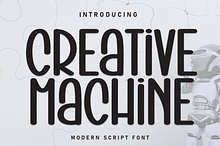 Creative Machine | Script Font