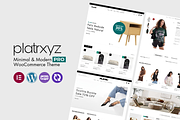 Platrxyz Pro - Minimal WooCommerce, a WordPress Template by PlatR (Thumbnail 1 of 10)