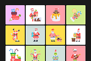 Animated Christmas Characters, a Duotone Icon by Prosymbols (Thumbnail 8 of 11)