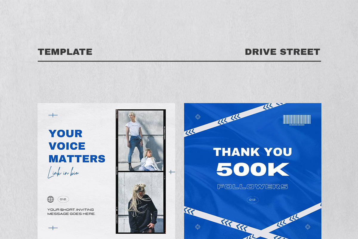 DRIVE street theme CANVA Instagram, a Social Media Template by Chanut is industries (Photo 2 of 5)