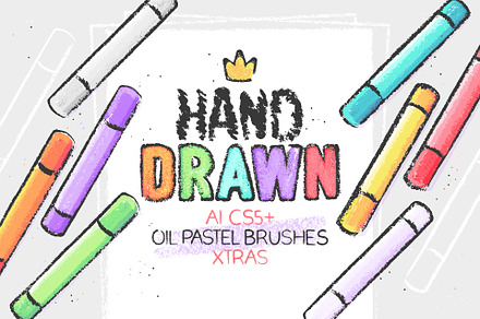 Oil Pastel Brushes Xtras, a Brush Add-On by Side Project