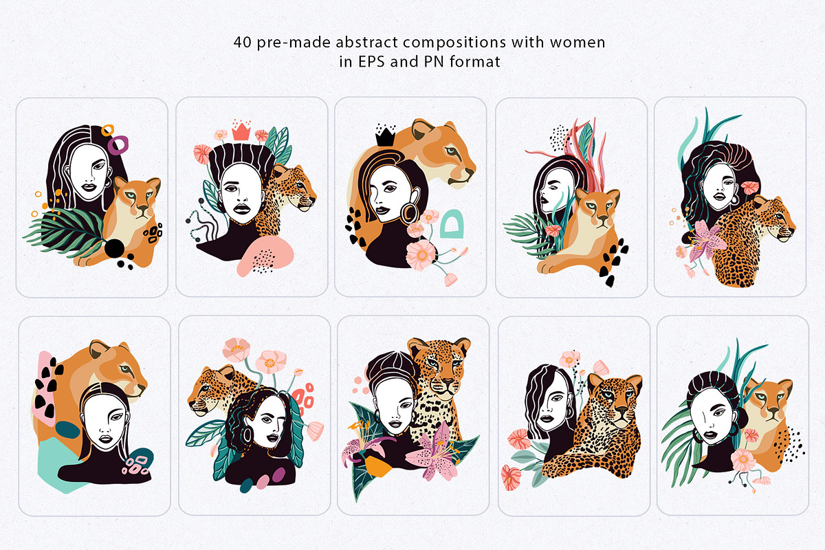 Abstract. Women. Jaguars, an Object Graphic by Vera●Suleimanova (Photo 12 of 20)