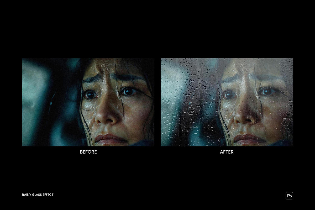 Rainy Glass Photo Effect, a Layer Style Add-On by AndrewPixel (Photo 4 of 7)