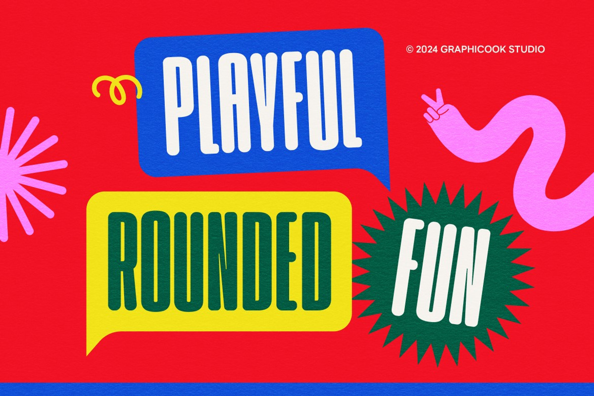 Roundovy, a Sans Serif Font by graphicook (Photo 2 of 10)