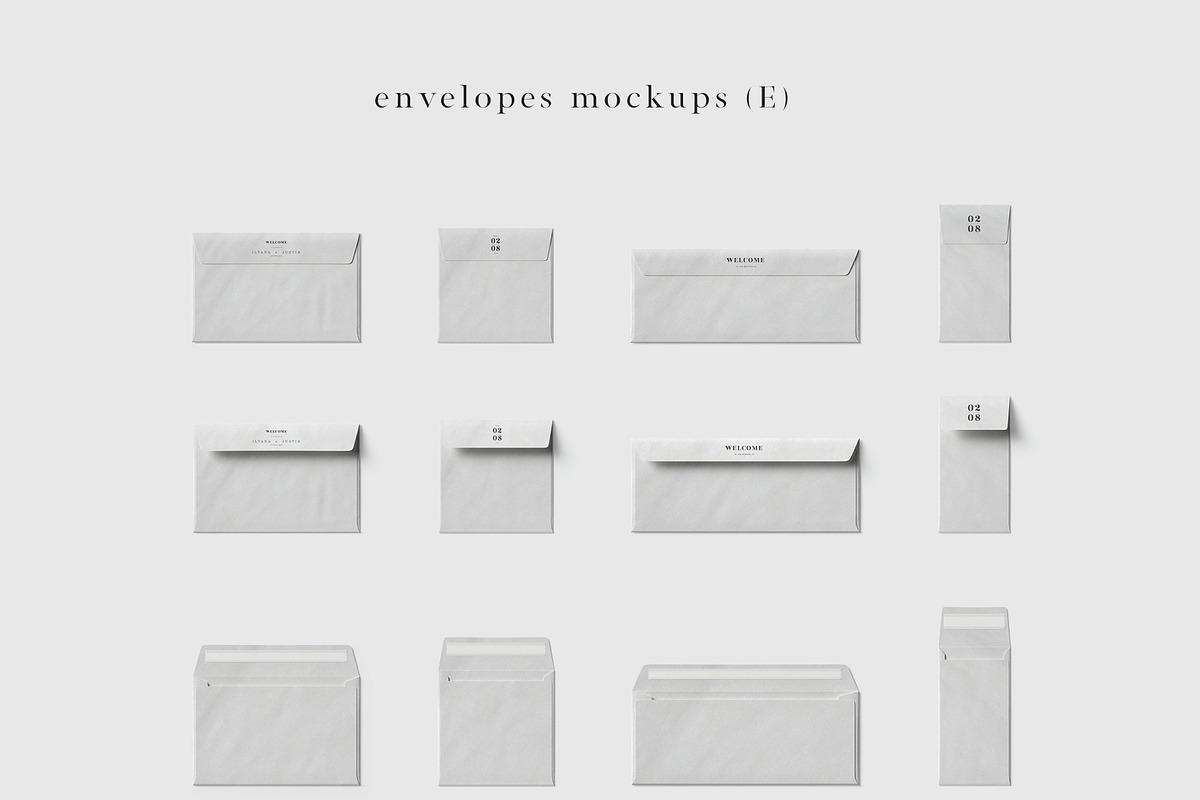 Papers&Envelopes - mockup set, a Product Mockup by Creatoom (Photo 24 of 29)