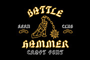 Battle Hammer Font, a Font by Kern Club (Thumbnail 2 of 4)