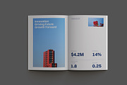 Blue Simple Business Report, a Brochure Template by Neermana (Thumbnail 7 of 12)