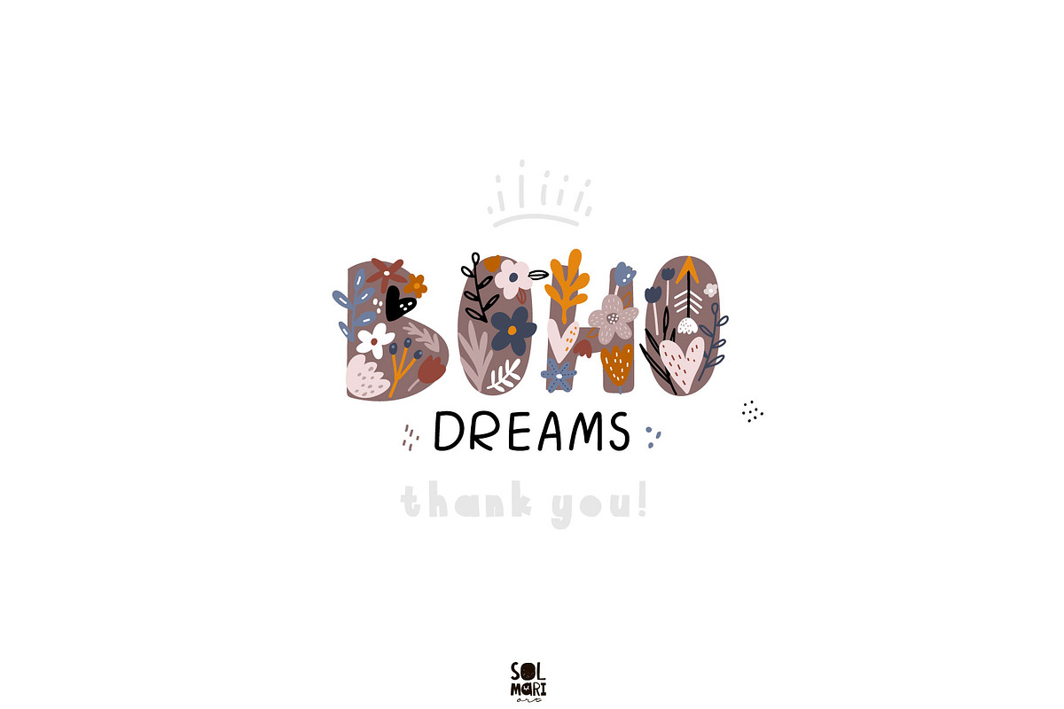 BOHO dreams, a Pattern Graphic by solmariart (Photo 9 of 9)