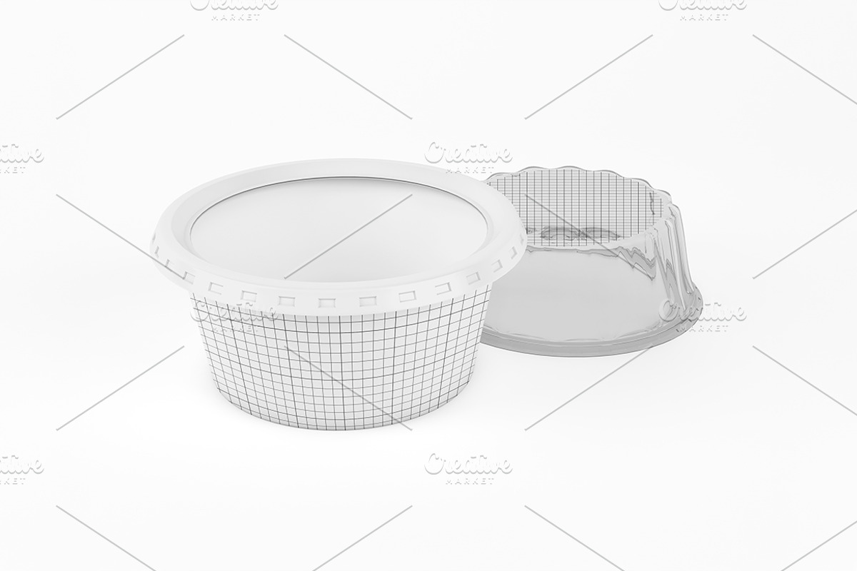 Ice Cream Cup Mockup, a Packaging Mockup by Qaleb Studio (Photo 2 of 3)