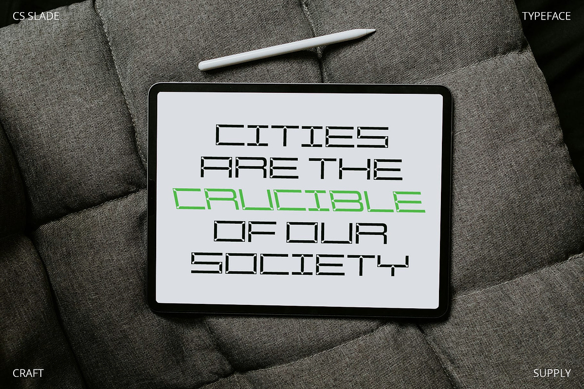 CS Slade – Inktrap Font, a Sans Serif Font by Craft Supply Co. (Photo 7 of 8)