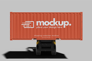 Shipping Container Mockup Bundle