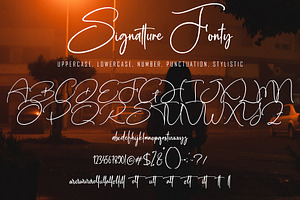 Signature Fonty