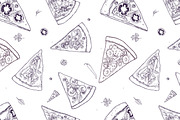 Slices of different pizza types, a Food Illustration by Good Studio (Thumbnail 11 of 19)