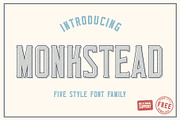 Monkstead Font, a Serif Font by Bart Wesolek