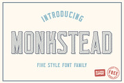 Monkstead Font, a Serif Font by Bart Wesolek (Thumbnail 1 of 5)