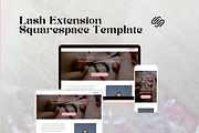 PureLash Studio Squarespace Template, a Squarespace Template by Lumina Alchemy (Thumbnail 2 of 7)