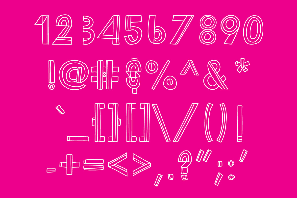 Dazey Display Font preview 6