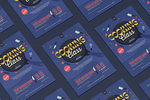 Cooking Class Flyer, a Flyer Template by FathurFateh