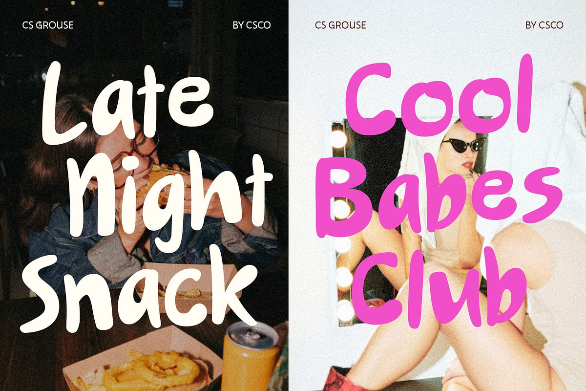 CS Grouse – Playful Font, a Sans Serif Font by Craft Supply Co. (Photo 7 of 8)
