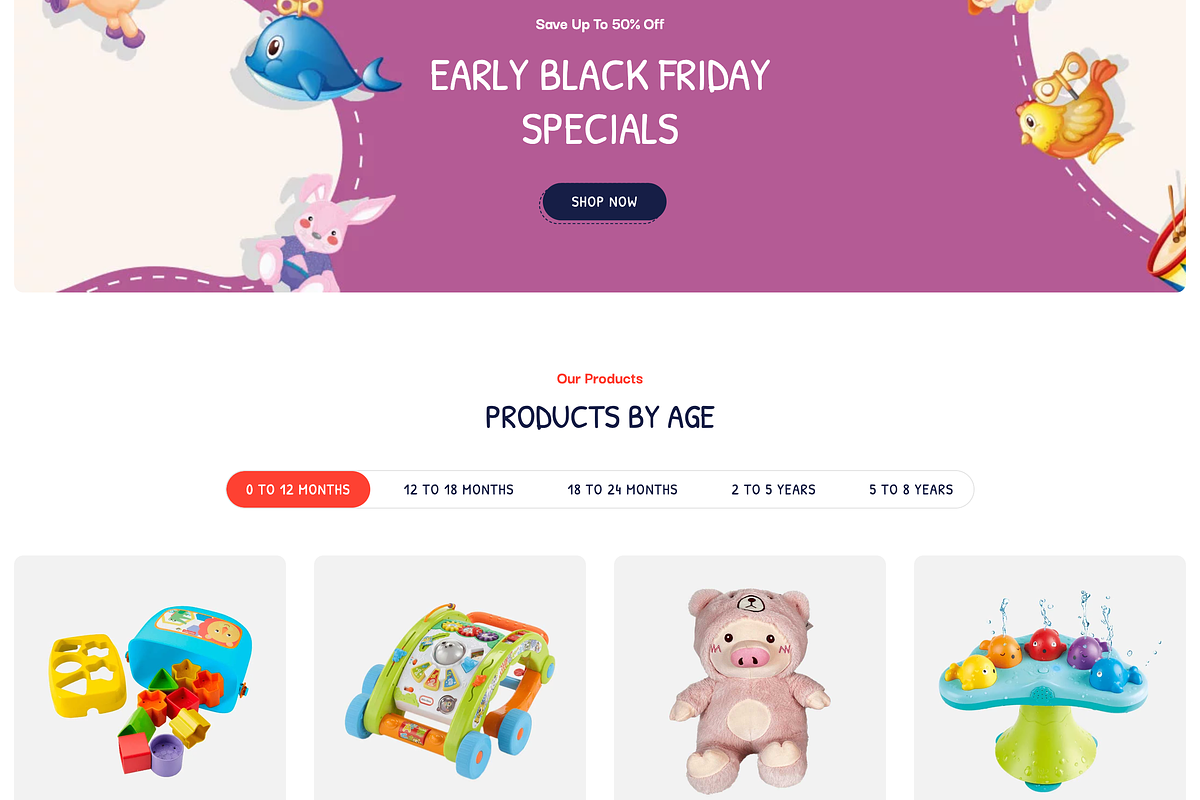 Kids Toys Store WooCommerce WP Theme, a WordPress Template by UInstrument (Photo 5 of 8)