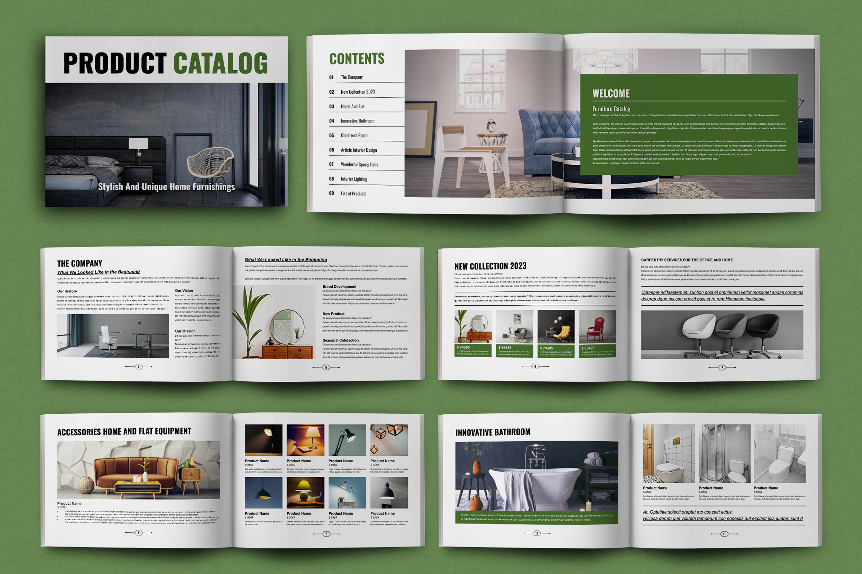 Product Catalogue Design Template