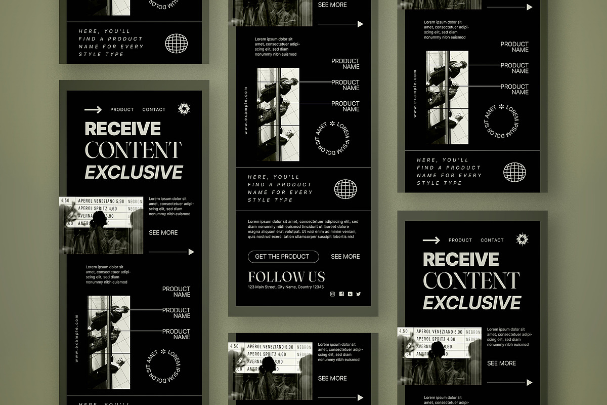Monochrome Email Newsletter, an Email Template by graphicook (Photo 3 of 3)